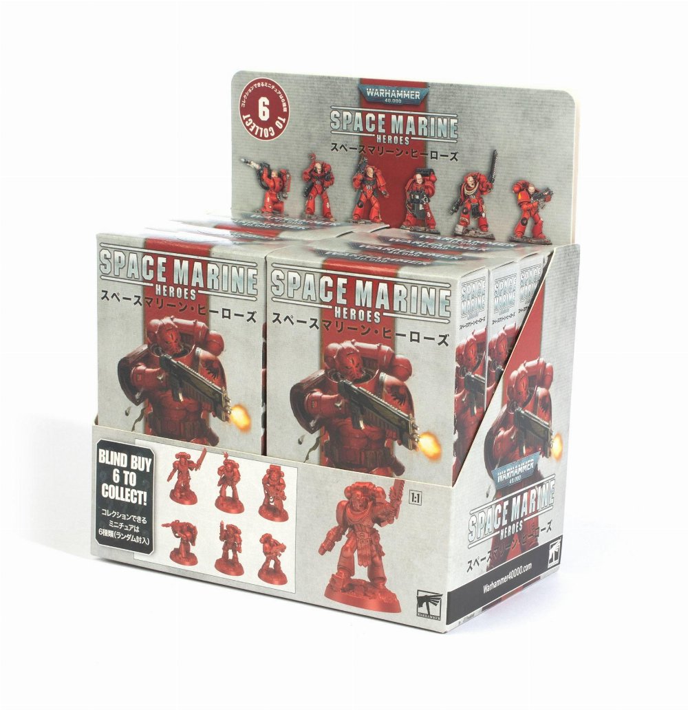 Warhammer 40000 – Space Marine Heroes: Blood Angels Collection 1 – Display (8 Packs)