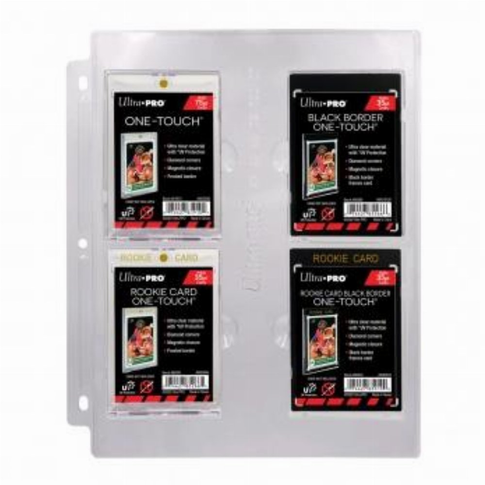 Ultra Pro 4-Pocket Page for ONE-TOUCH Displays (23pt-100pt)