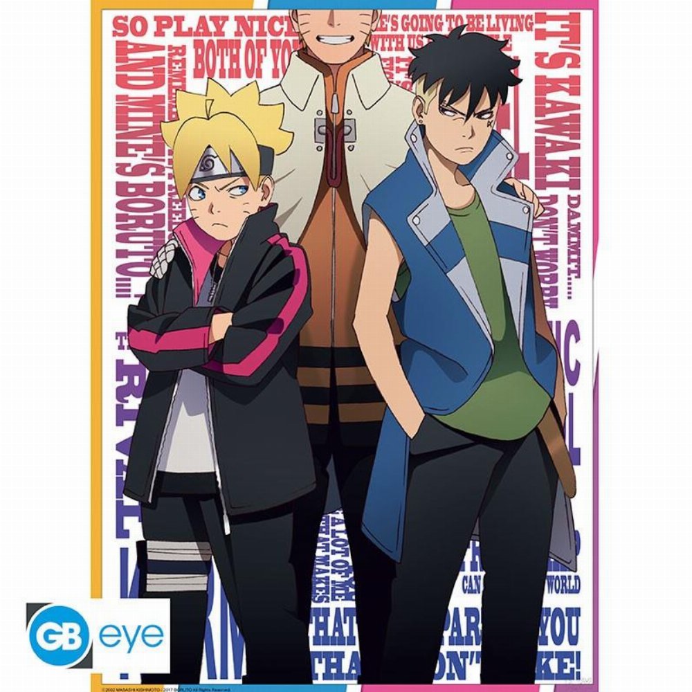 Αυθεντική Αφίσα Boruto Naruto - Boruto & Kawaki (52x38cm)