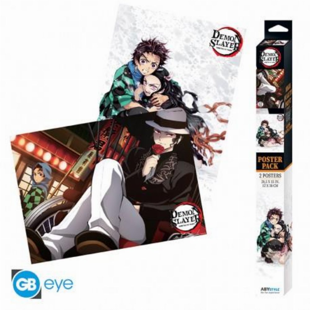 Αυθεντικές Αφίσες Demon Slayer: Kimetsu no Yaiba – Key Art Chibi (52x38cm)