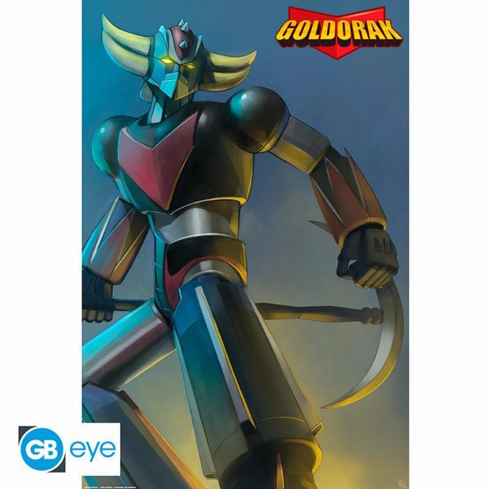 Αυθεντική Αφίσα Grendizer – Grendizer & Axes (92x61cm)