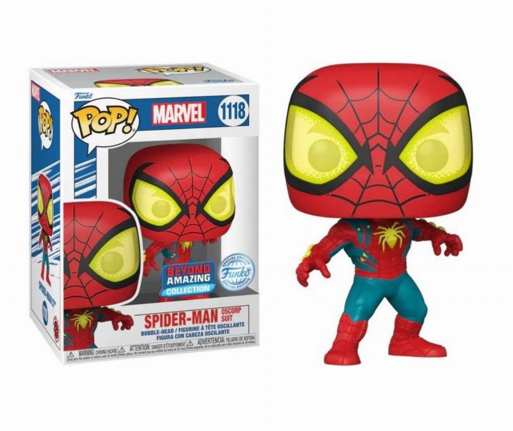 Φιγούρα Funko POP! Marvel – Spider-Man (Oscorp Suit) #1118 (Exclusive)