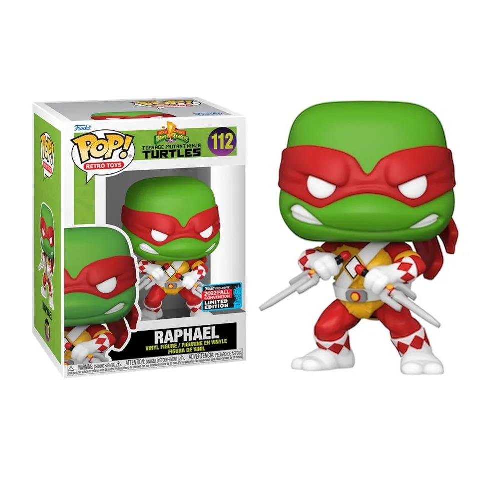 Φιγούρα Funko POP! Comics: Teenage Mutant Ninja Turtles x Power Rangers – Raphael #112 (NYCC 2022 Exclusive)