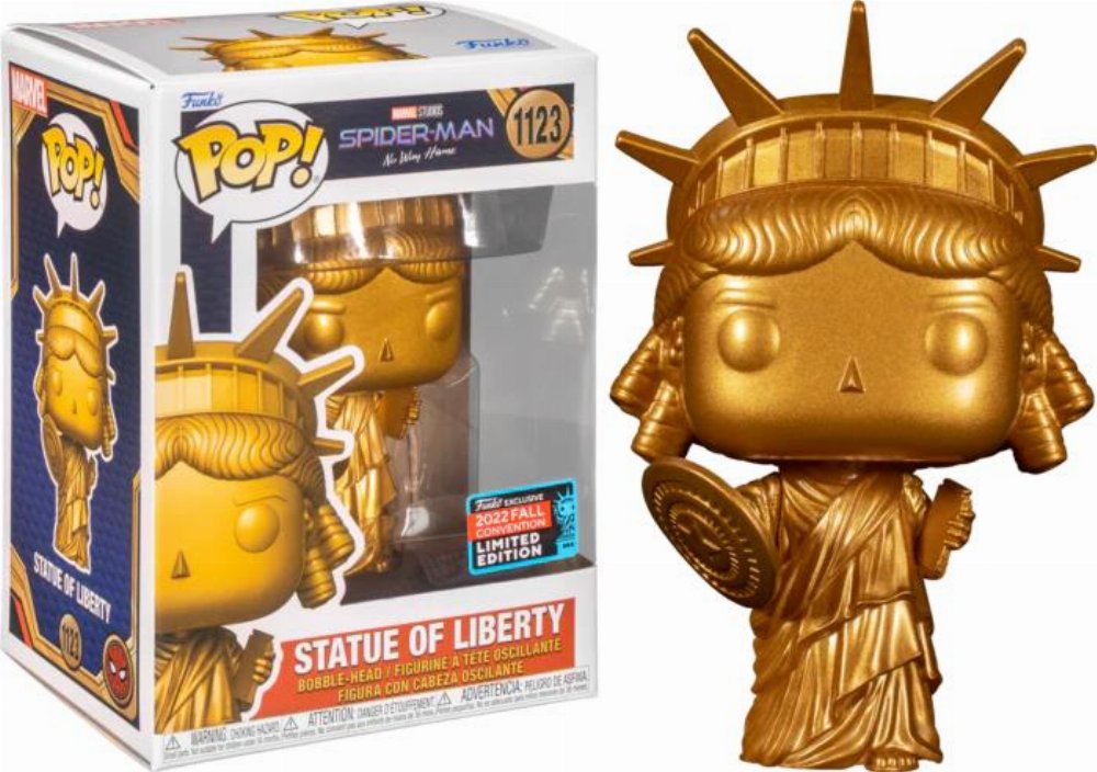 Φιγούρα Funko POP! Marvel: Spider-Man – Lady Liberty with Shield #1123 (NYCC 2022 Exclusive)