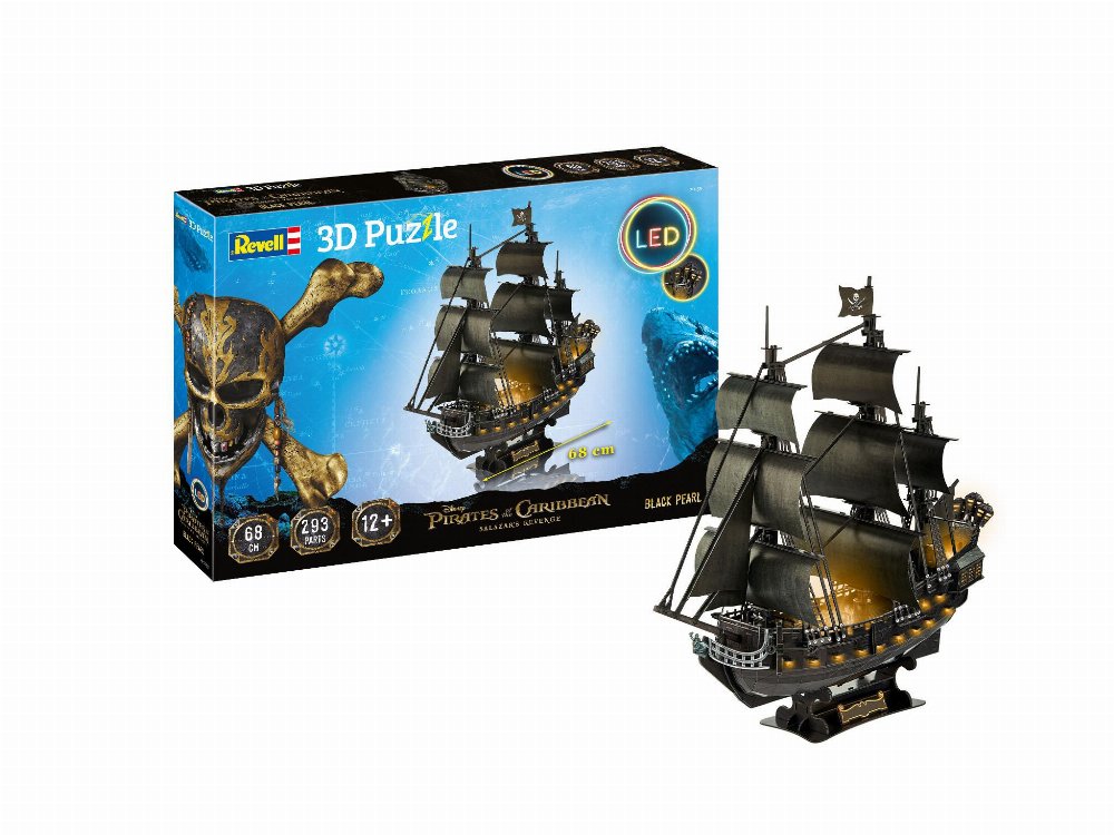 Παζλ 3D 293 κομμάτια – Black Pearl (LED Edition)
