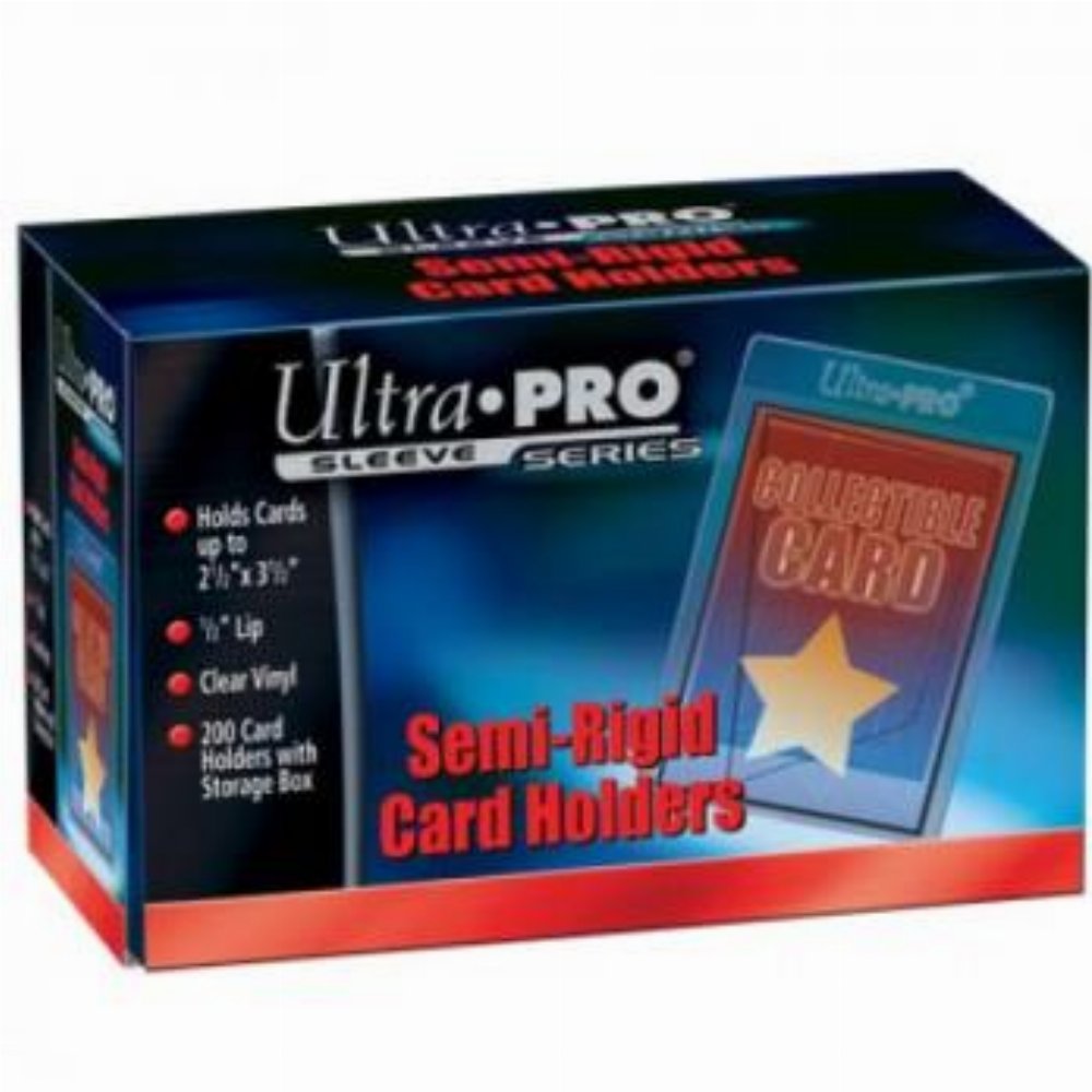 Ultra Pro – Semi-Rigid Card Holders with 1/2″ Lip (200 ct.)