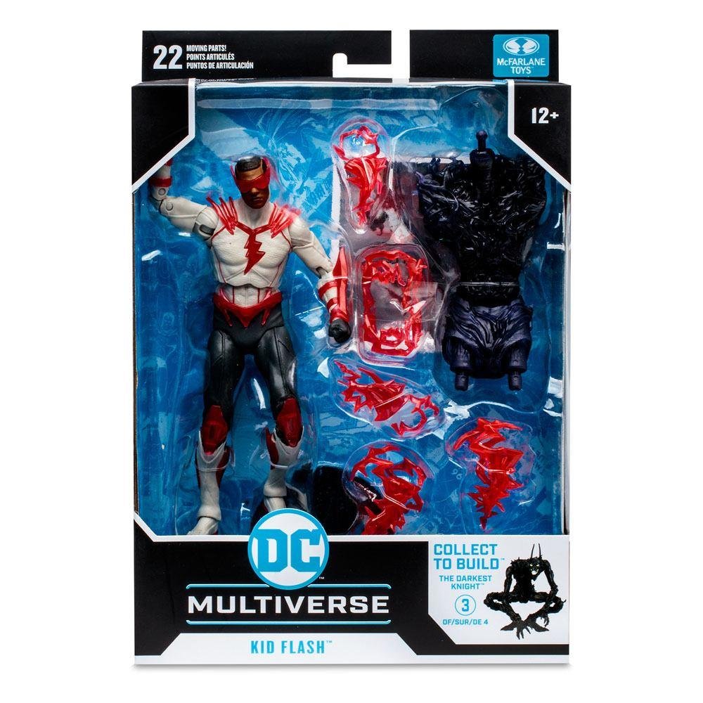 DC Multiverse – Kid Flash Φιγούρα Δράσης (18cm) Build-A-Figure Speed Metal