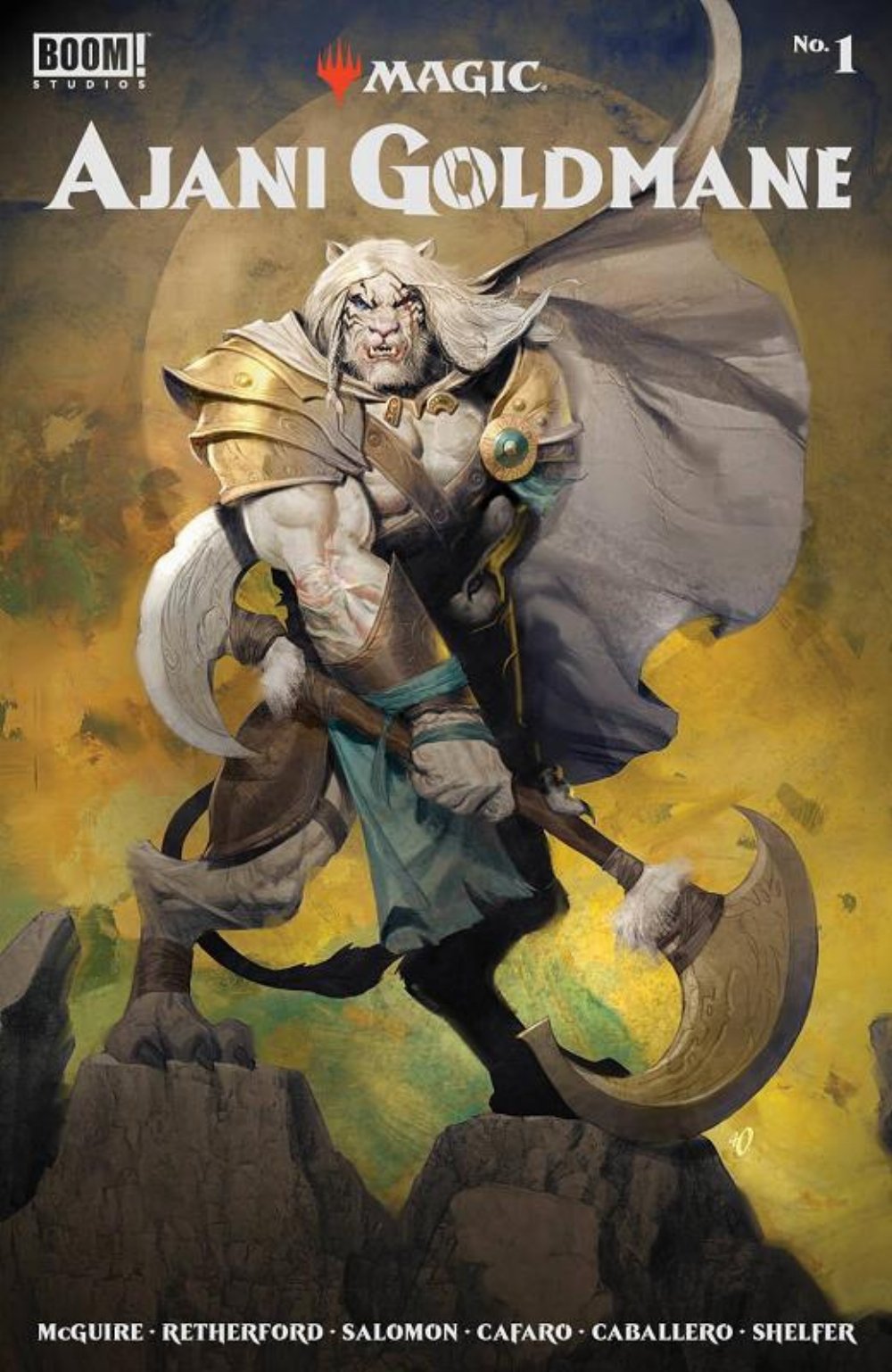 Τεύχος Κόμικ Magic Ajani Goldmane #01