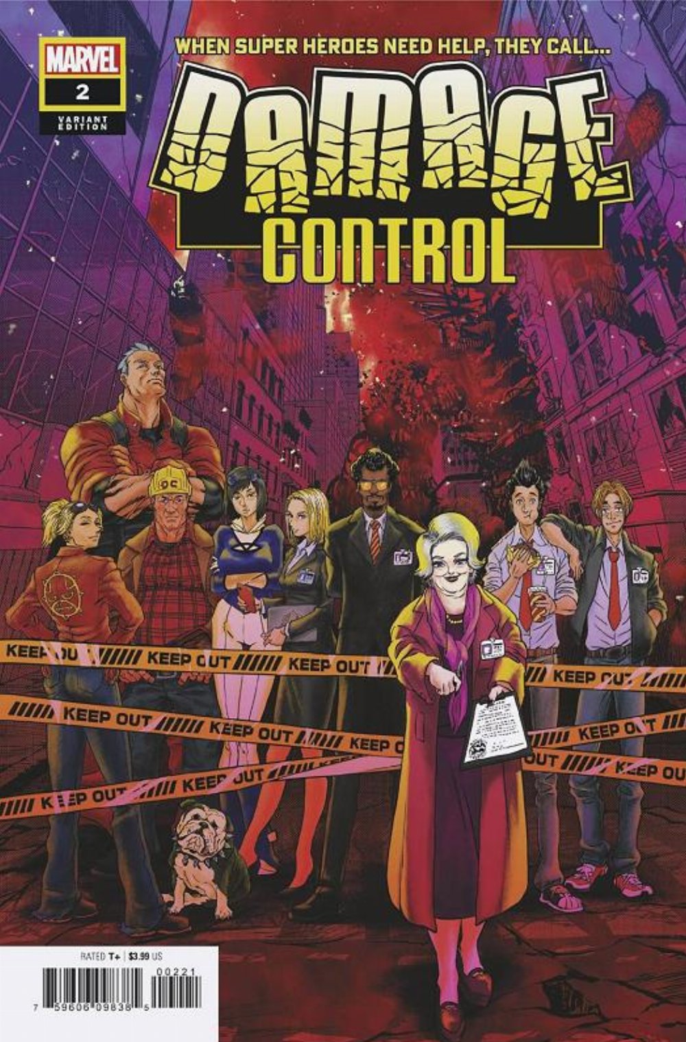 Τεύχος Κόμικ Damage Control #2 (OF 5) Superlog Variant Cover