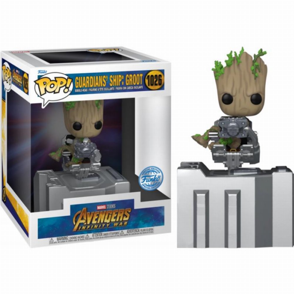 Φιγούρα Funko POP! Deluxe: Marvel Benatar Assemble – Groot #1026 (Exclusive)
