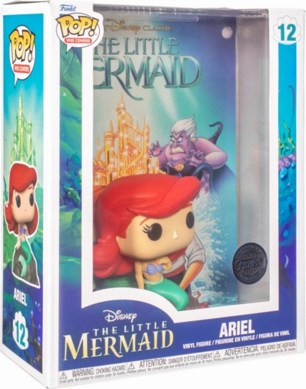 Φιγούρα Funko POP! VHS Covers: The Little Mermaid – Ariel #12 (Exclusive)
