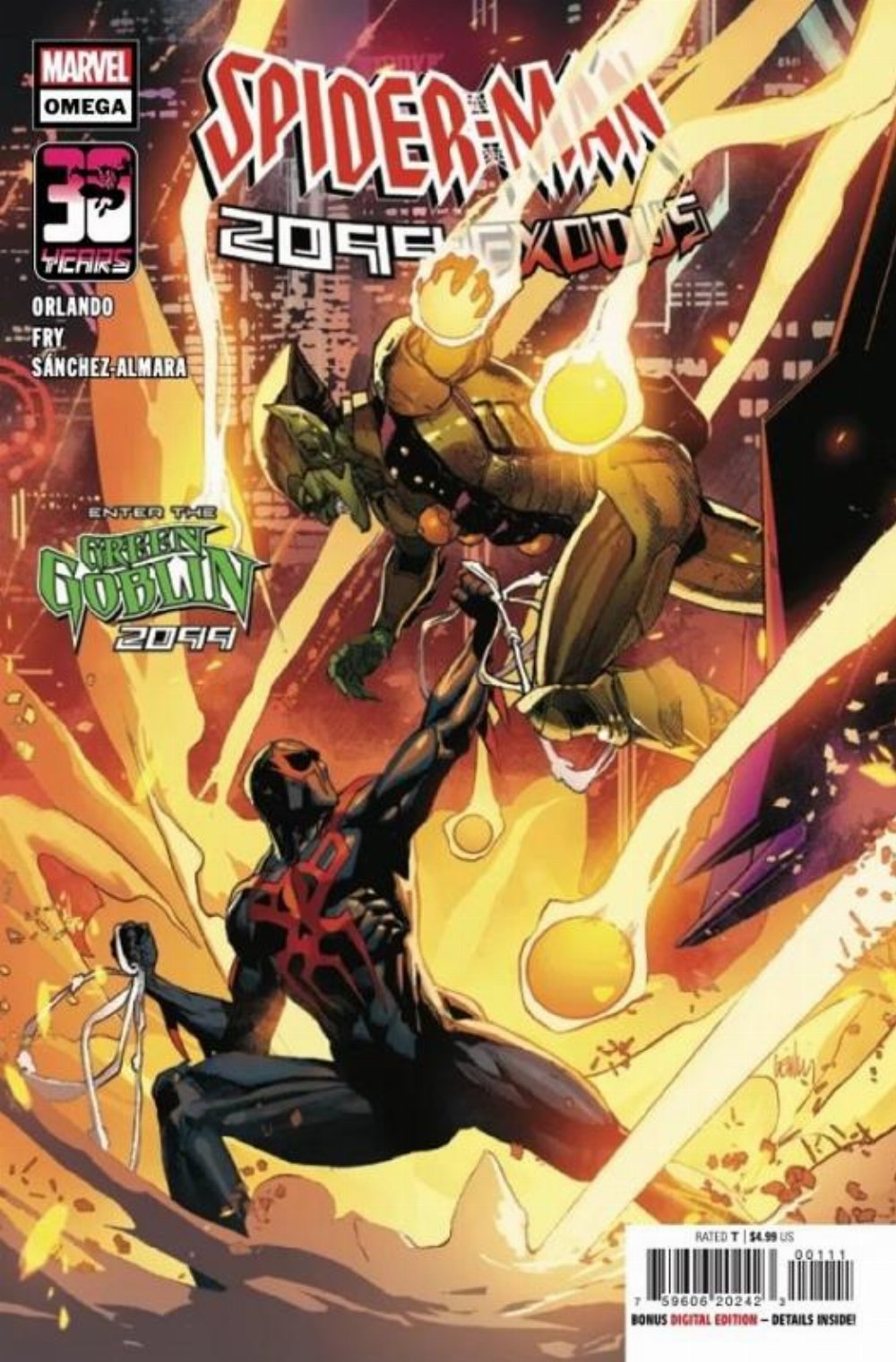 Τεύχος Κόμικ Spider-Man 2099 Exodus Omega #1