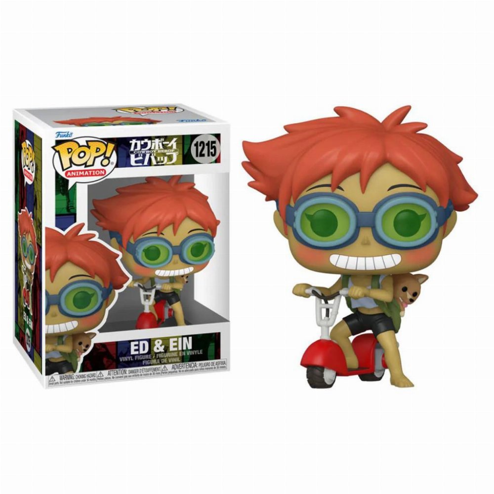Φιγούρα Funko POP! Cowboy Bebop – Edward on Scooter with Ein #1215