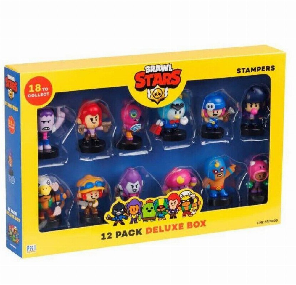 Brawl Stars – Deluxe 12-Pack Stamper Φιγούρες (Τυχαίο Περιεχόμενο)