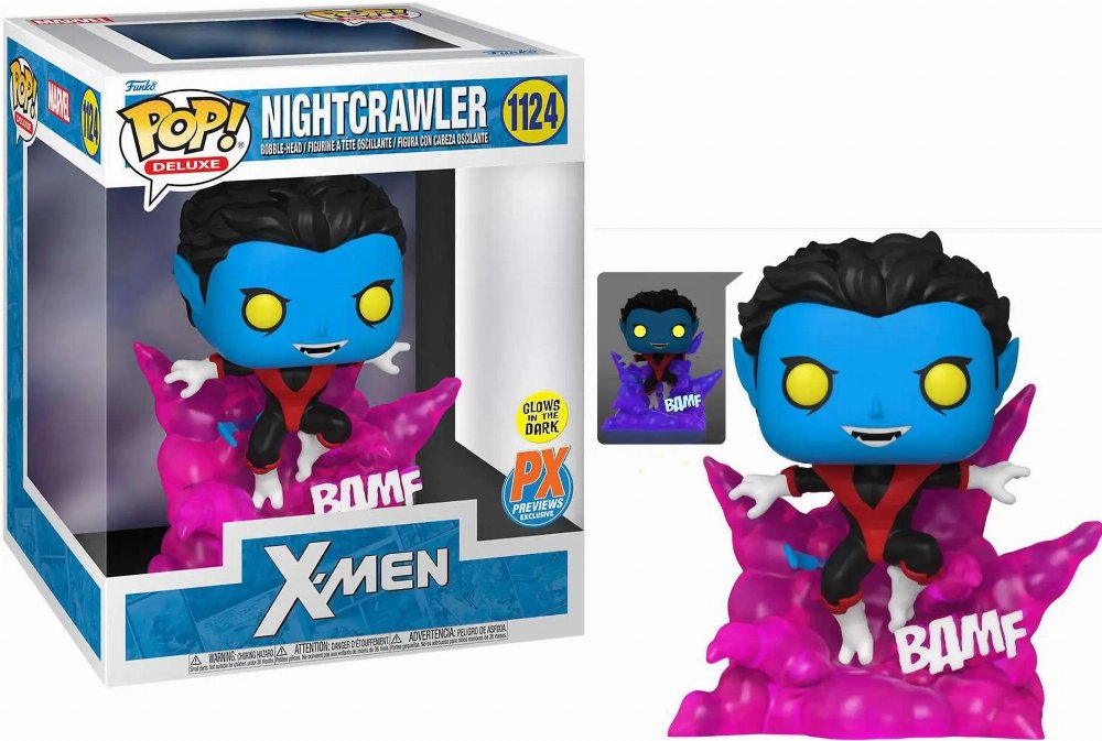 Φιγούρα Funko POP! Deluxe: Marvel – Teleporting Nightcrawler (GITD) #1124 (Exclusive)