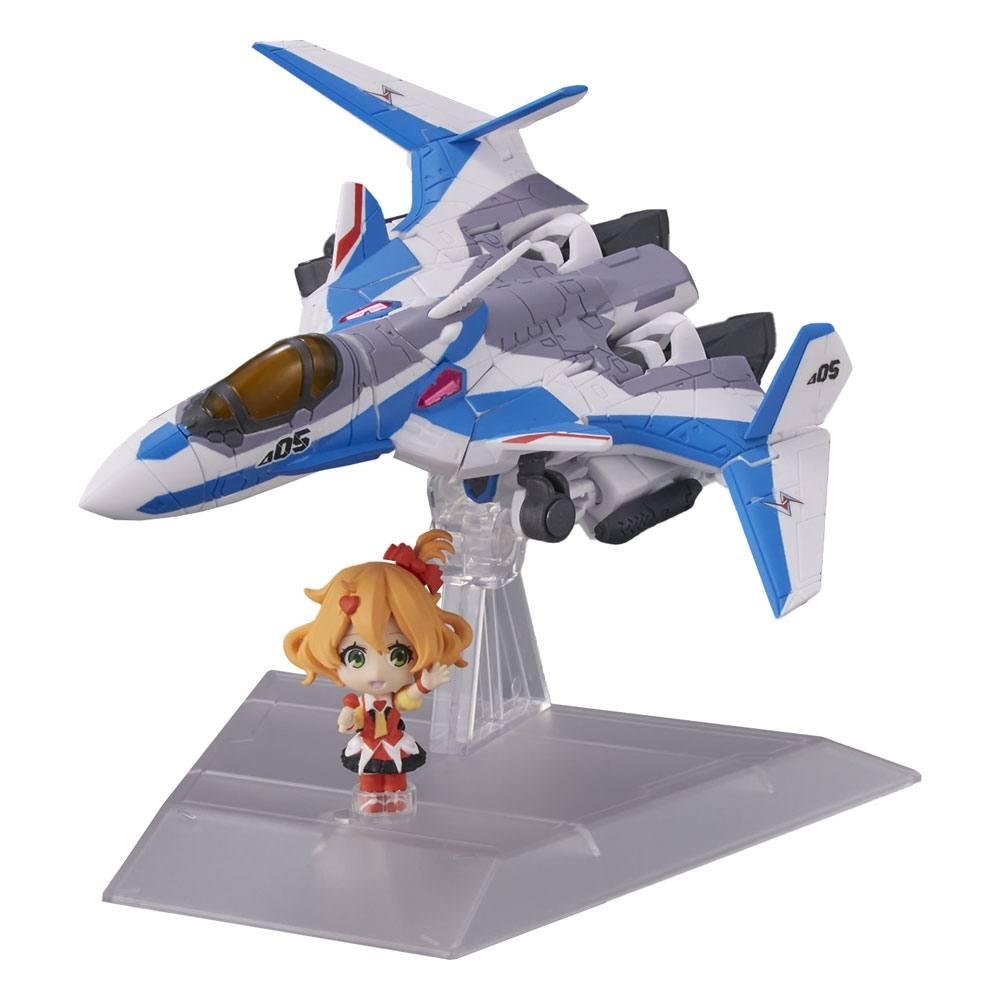 Macross Delta – VF-31J Siegfried (Hayate Immelmann Use) with Freyja Wion Φιγούρα Δράσης (10cm)