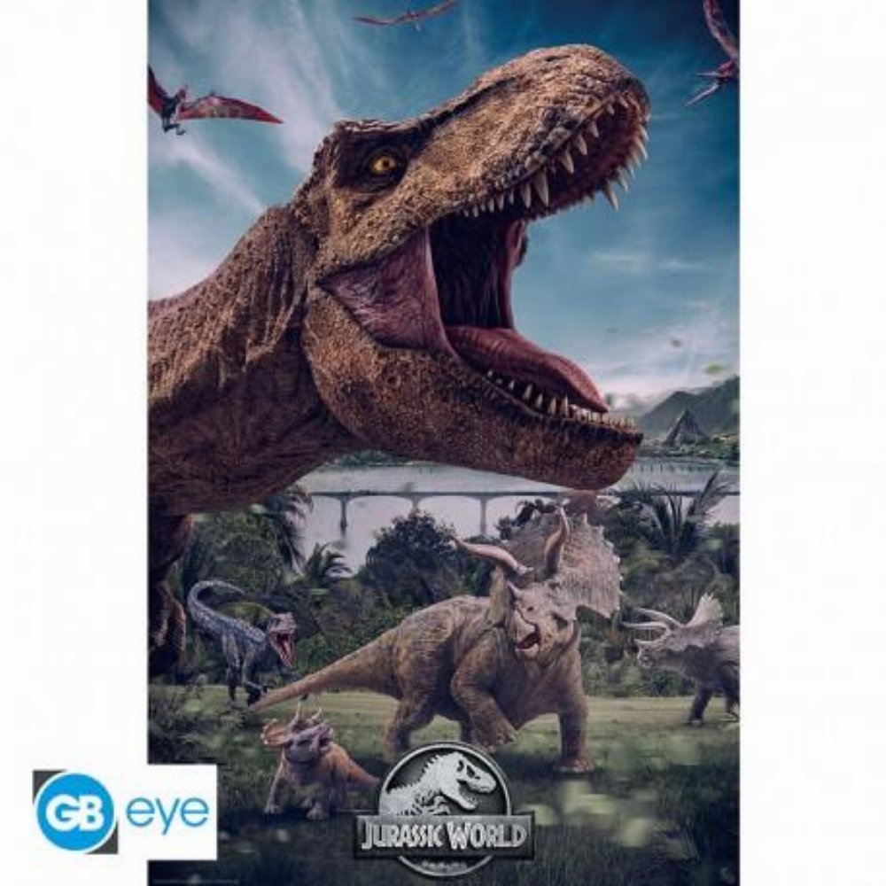 Αυθεντική Αφίσα Jurassic World – Carnivores or Herbivores (92x61cm)
