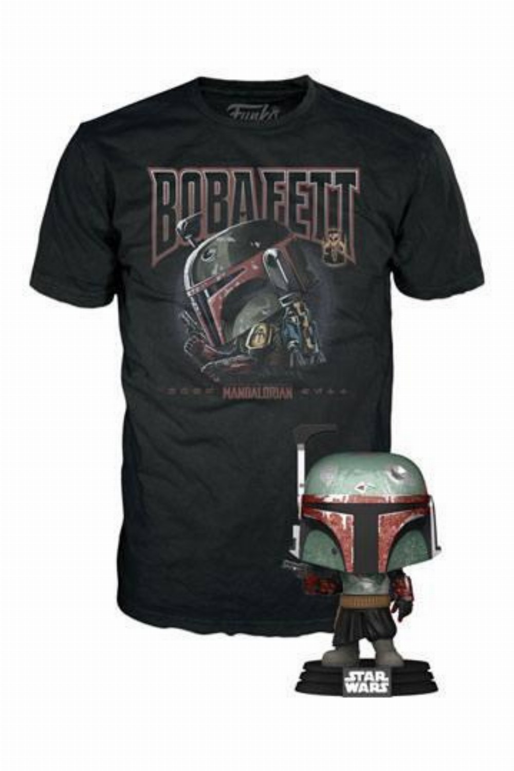 Συλλεκτικό Funko Box: Star Wars The Mandalorian – Boba Fett Funko POP! with T-Shirt (XL)