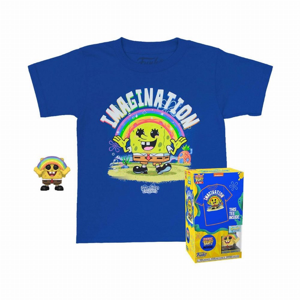 Συλλεκτικό Funko Box: SquarePants SpongeBob – Imagination Pocket POP! με T-Shirt (XL-Kids)