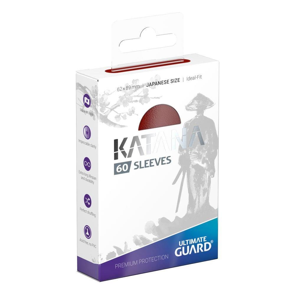 Ultimate Guard Katana Card Sleeves Japanese Size 60ct – Red