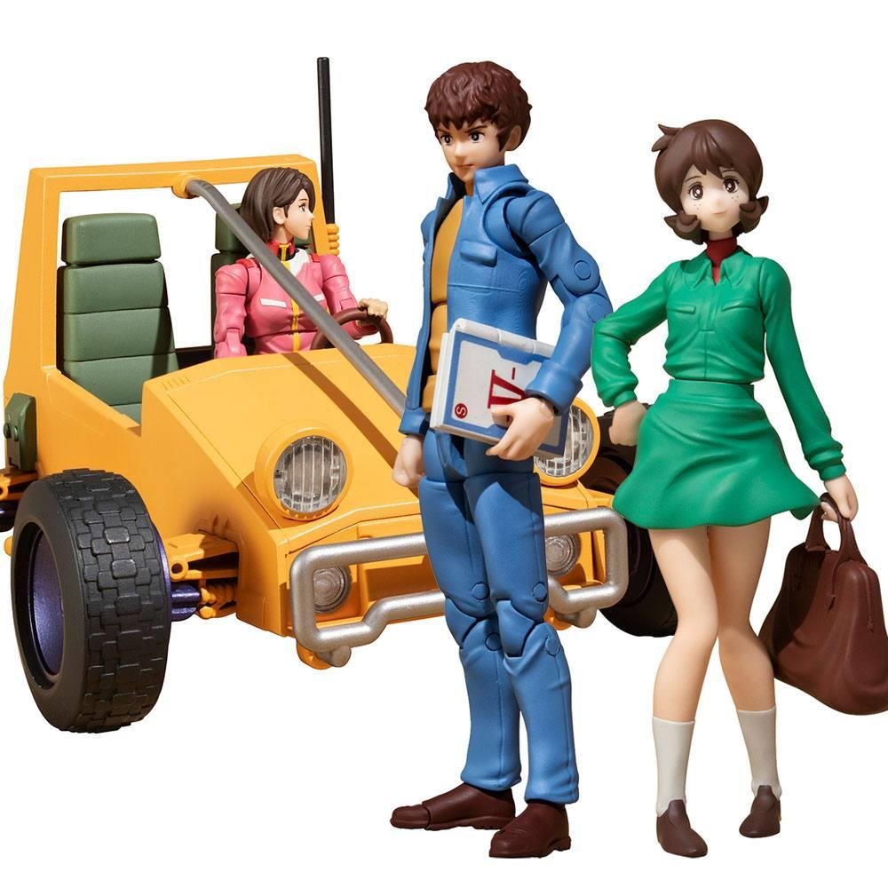 Mobile Suit Gundam G.M.G. – Vehicle Earth Federation 07 Amuro & Frau, 08V-SP General Soldier & Buggy Set Box (10cm)