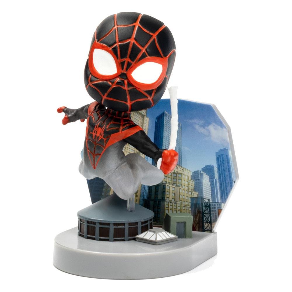 Marvel Superama – Spider-Man (Miles Morales) with Cloaking Effect Φιγούρα Αγαλματίδιο (10cm)
