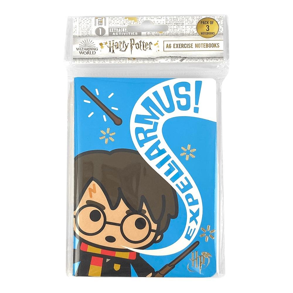 Harry Potter – Kawaii A6 Σετ Σημειωματάρια (3 Τεμάχια)