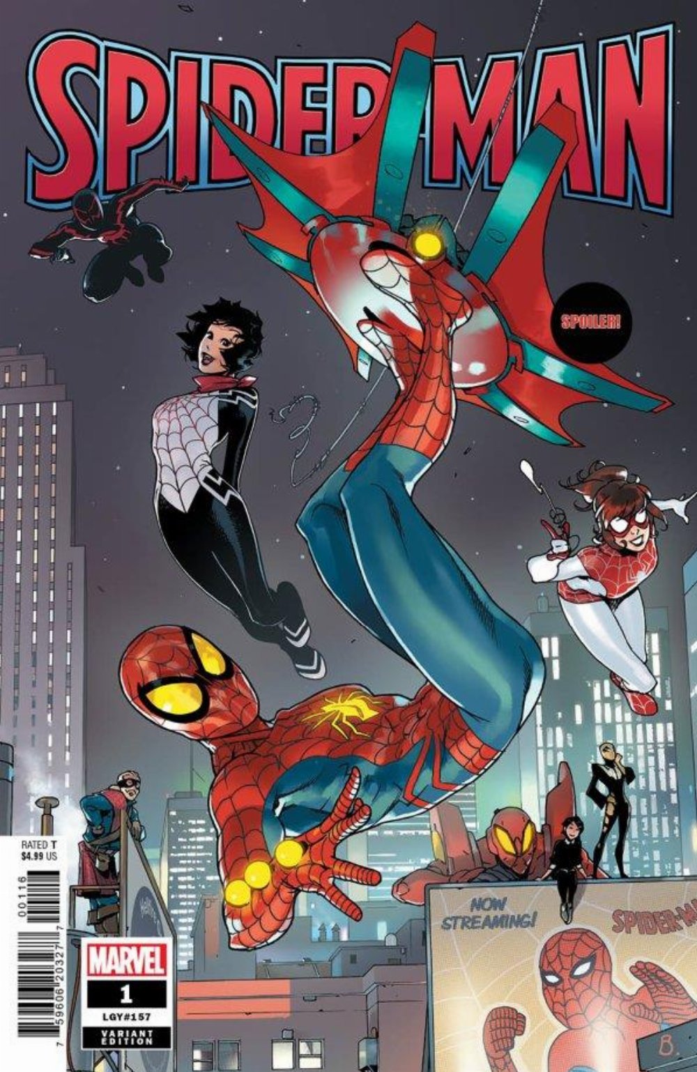 Τεύχος Κόμικ Spider-Man #01 Bengal Connecting Variant Cover