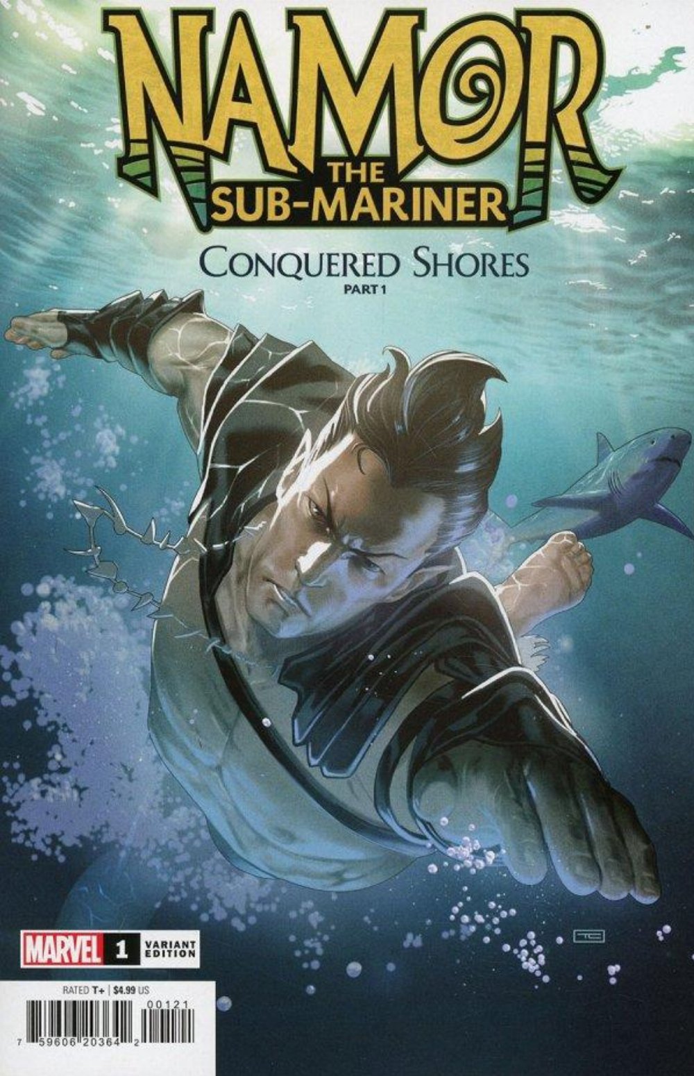 Namor The Sub-Mariner Conquered Shored #1 (OF 5) Clarke Variant Cover