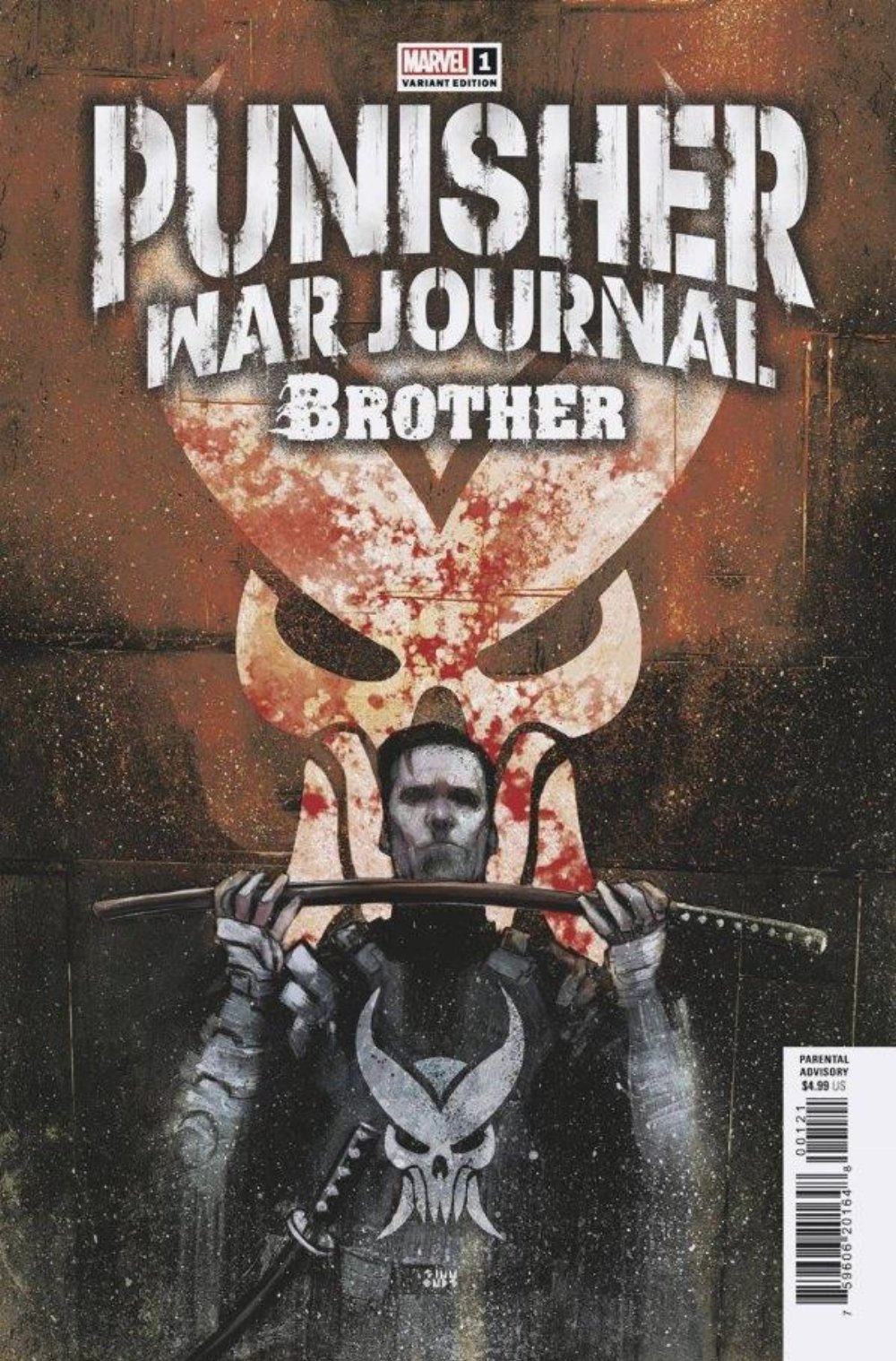 Τεύχος Κόμικ Punisher War Journal Brother #01 Simmonds Variant Cover