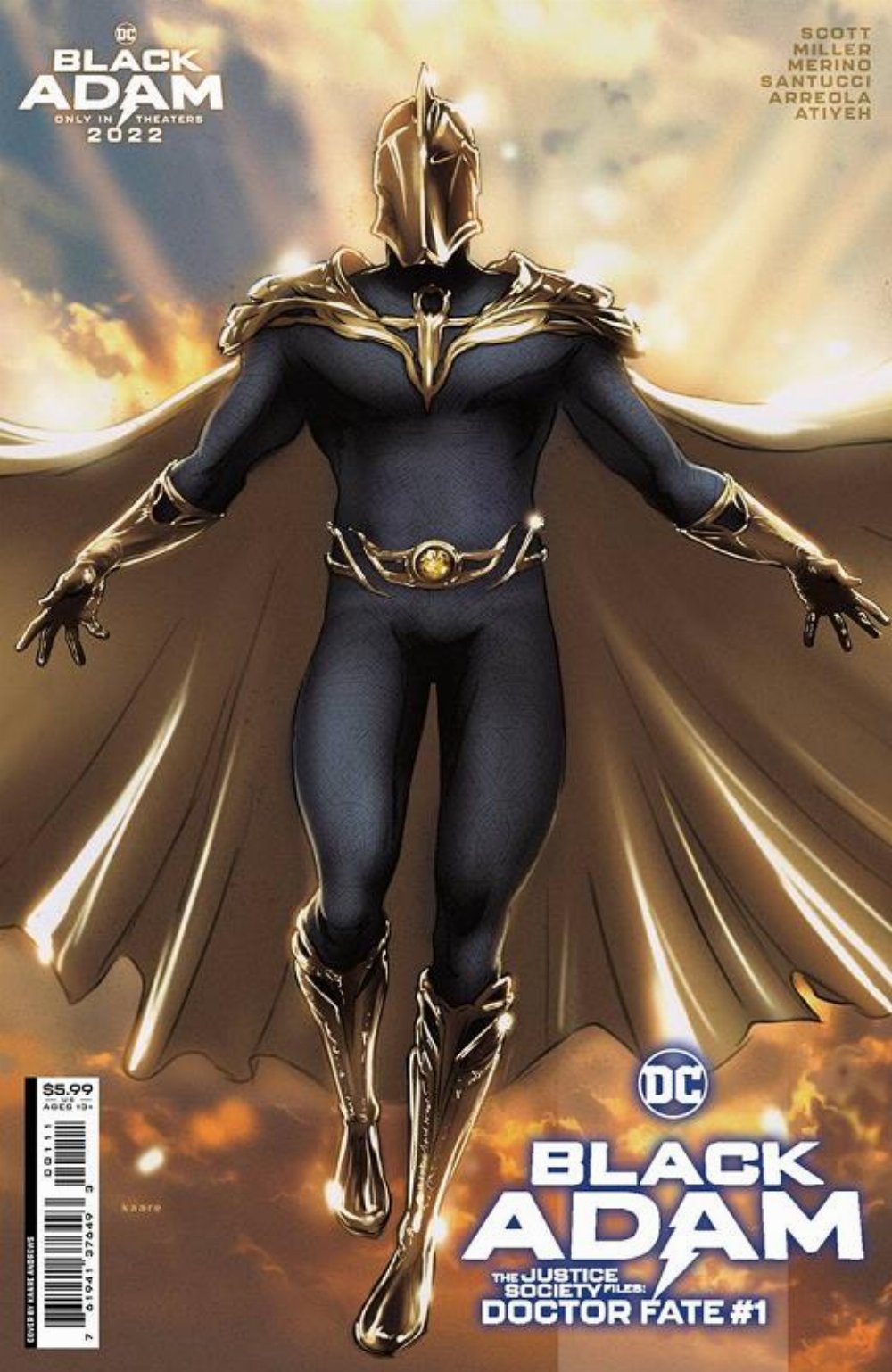Τεύχος Κόμικ Black Adam The Justice Society Files Dr. Fate #1 (One Shot)