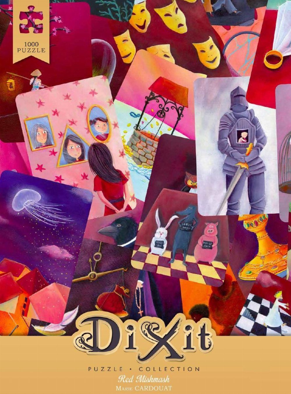 Puzzle 1000 pieces – Dixit: Red Mishmash