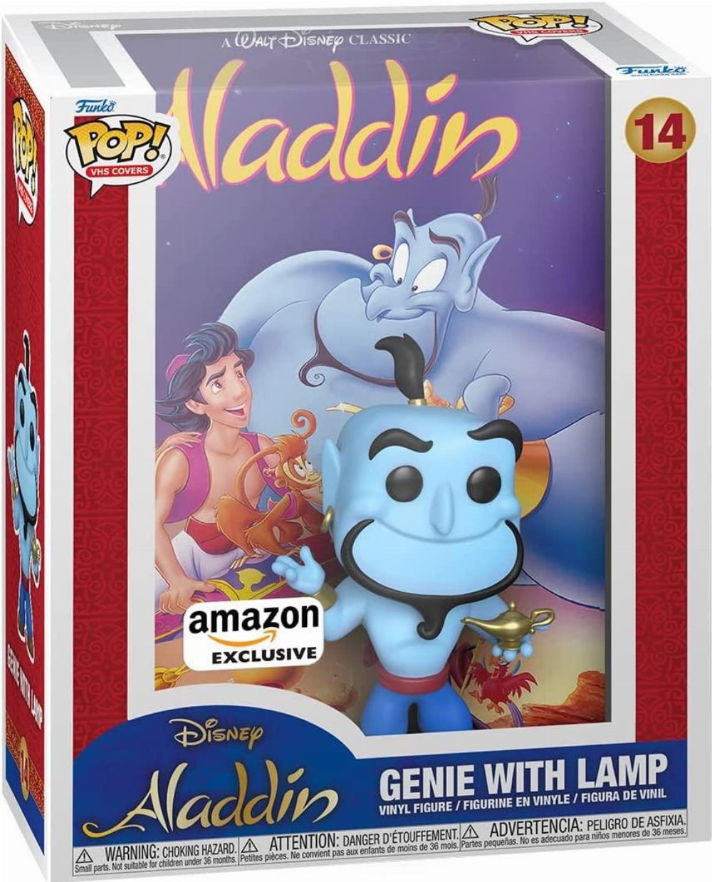 Φιγούρα Funko POP! VHS Covers: Aladdin – Genie with Lamp #14 (Exclusive)