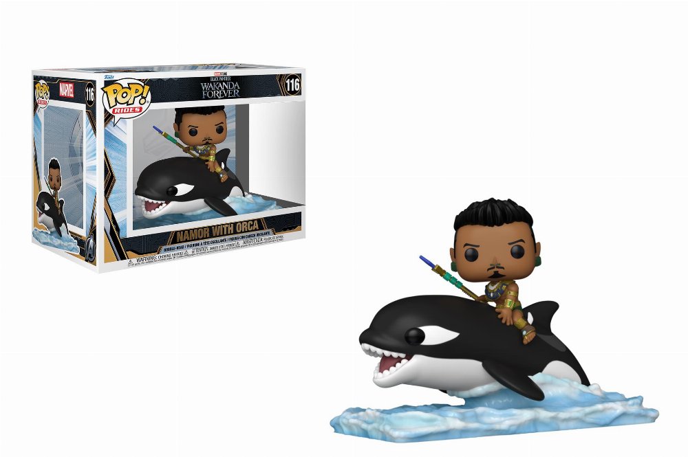 Φιγούρα Funko POP! Marvel Black Panther: Wakanda Forever Rides – Namor with Orca #116