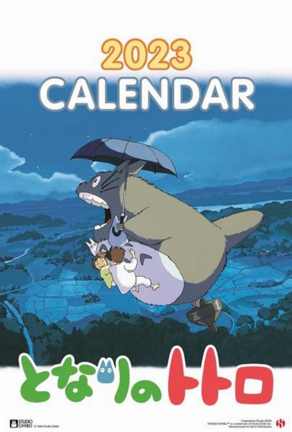 Studio Ghibli – Totoro 2023 Ημερολόγιο Τοίχου