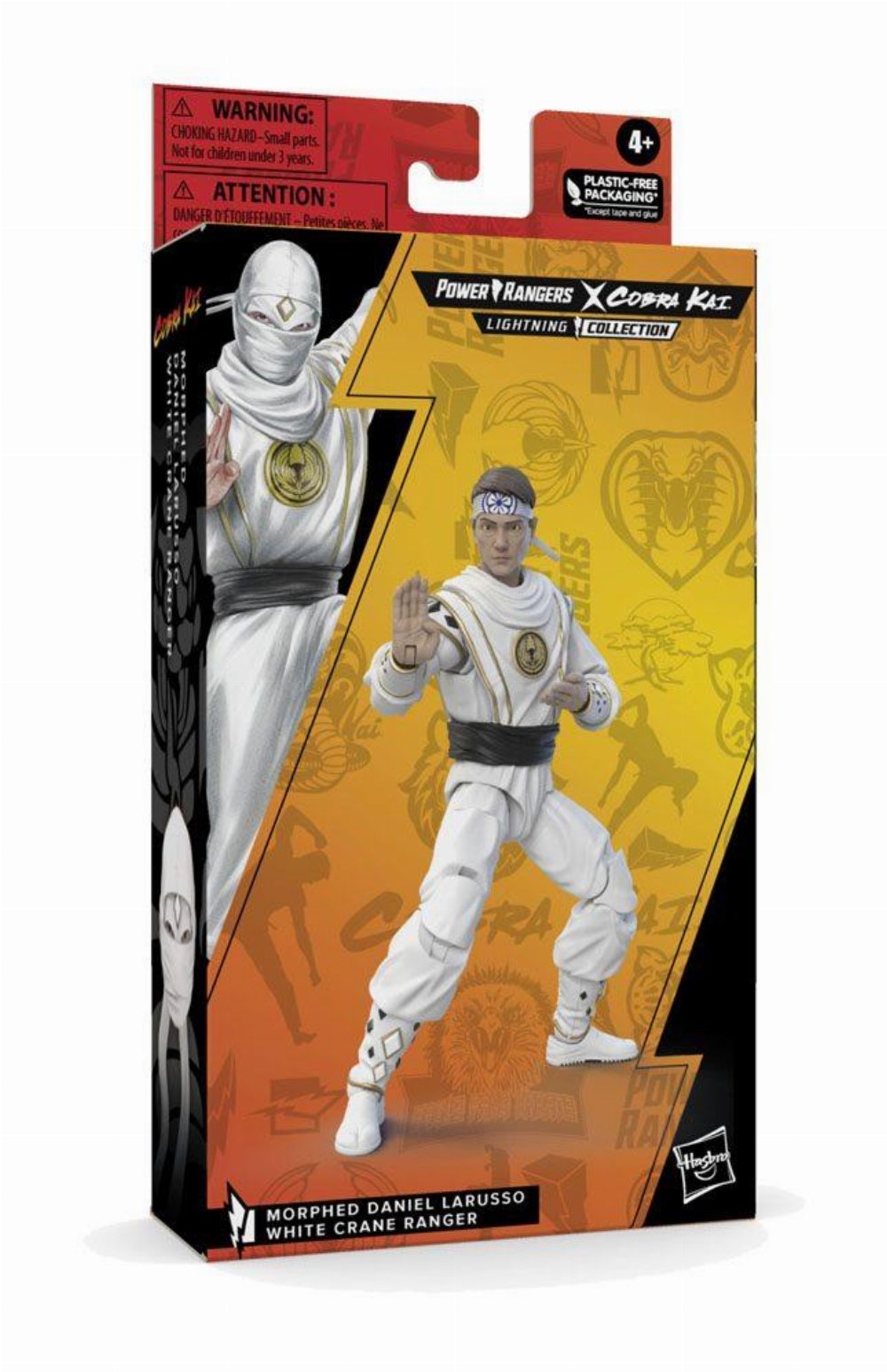 Power Rangers x Cobra Kai: Lightning Collection – Morphed Daniel LaRusso White Crane Ranger Φιγούρα Δράσης (15cm)