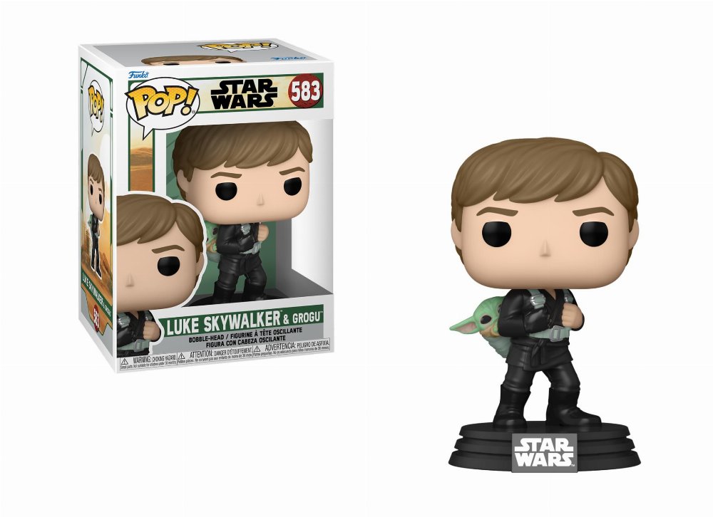 Φιγούρα Funko POP! Star Wars: Book of Boba Fett – Luke Skywalker & Grogu #583