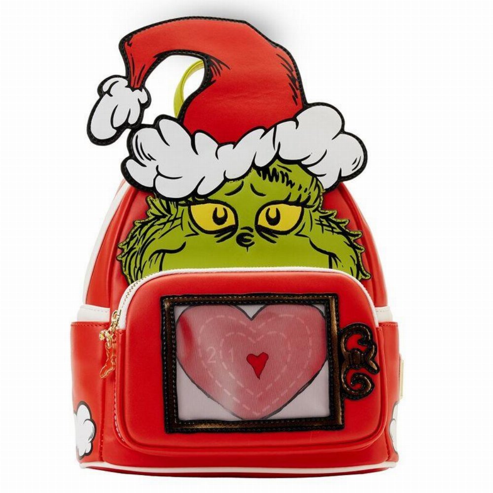 Loungefly – Dr Seuss Grinch Lenticular Heart Τσάντα Σακίδιο