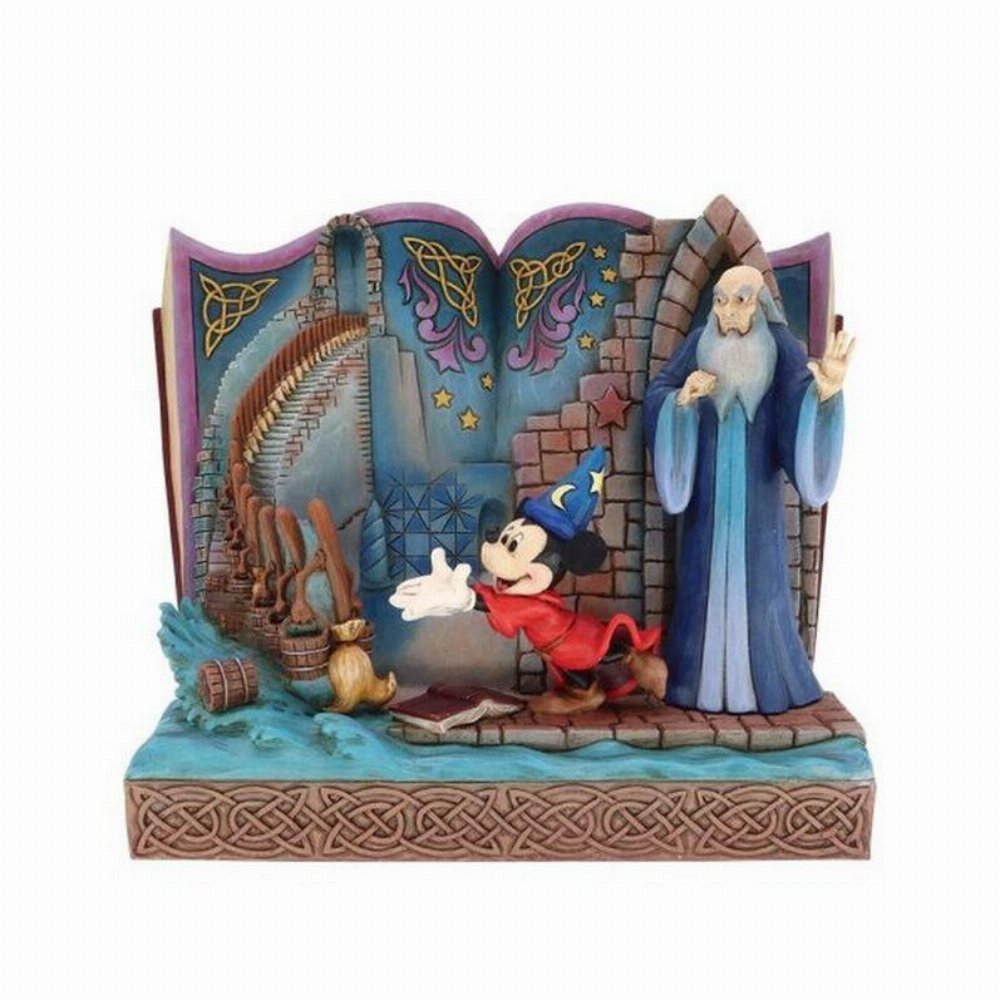 Disney: Enesco – Sorcerer Mickey Story Book Φιγούρα Αγαλματίδιο (17cm)