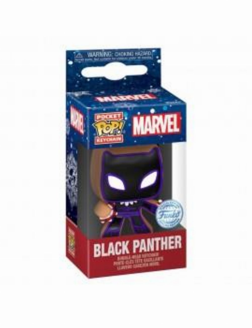 Funko Pocket POP! Μπρελόκ Marvel: Holiday – Black Panther Φιγούρα (Exclusive)