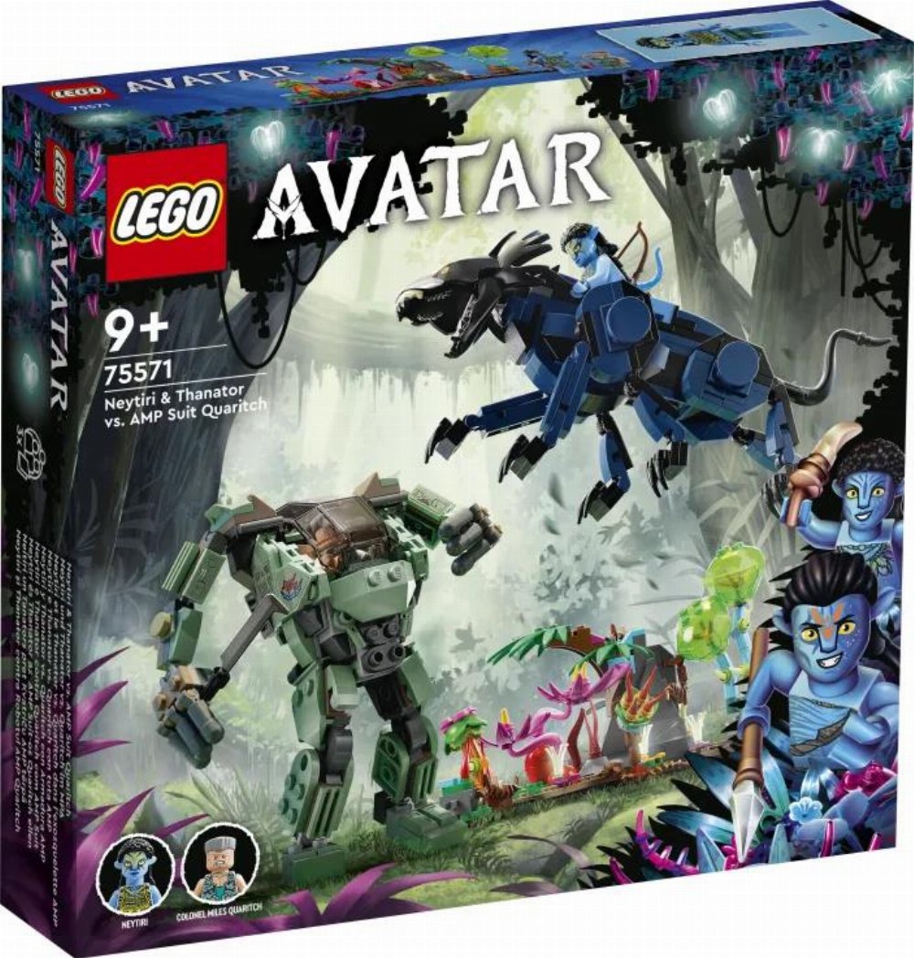 LEGO James Cameron AVATAR – Neytiti & Thanator VS. AMP Suit Quaritch (75571)