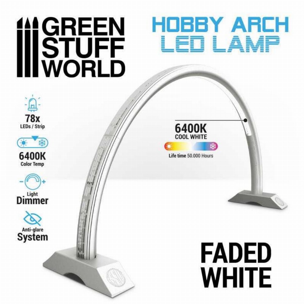 Green Stuff World – Hobby Arch LED Lamp (Faded White)