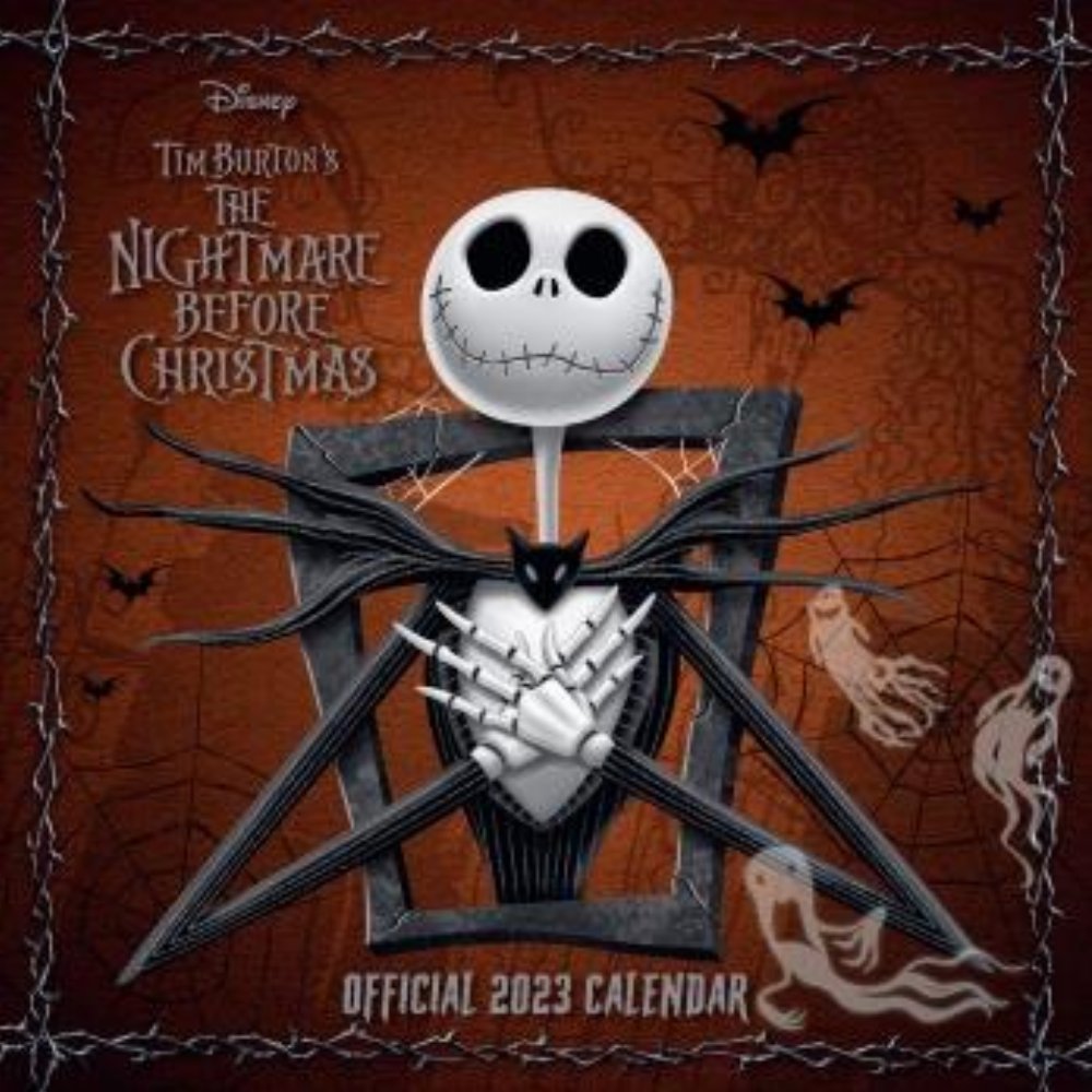 Nightmare Before Christmas – 2023 Square Ημερολόγιο Τοίχου