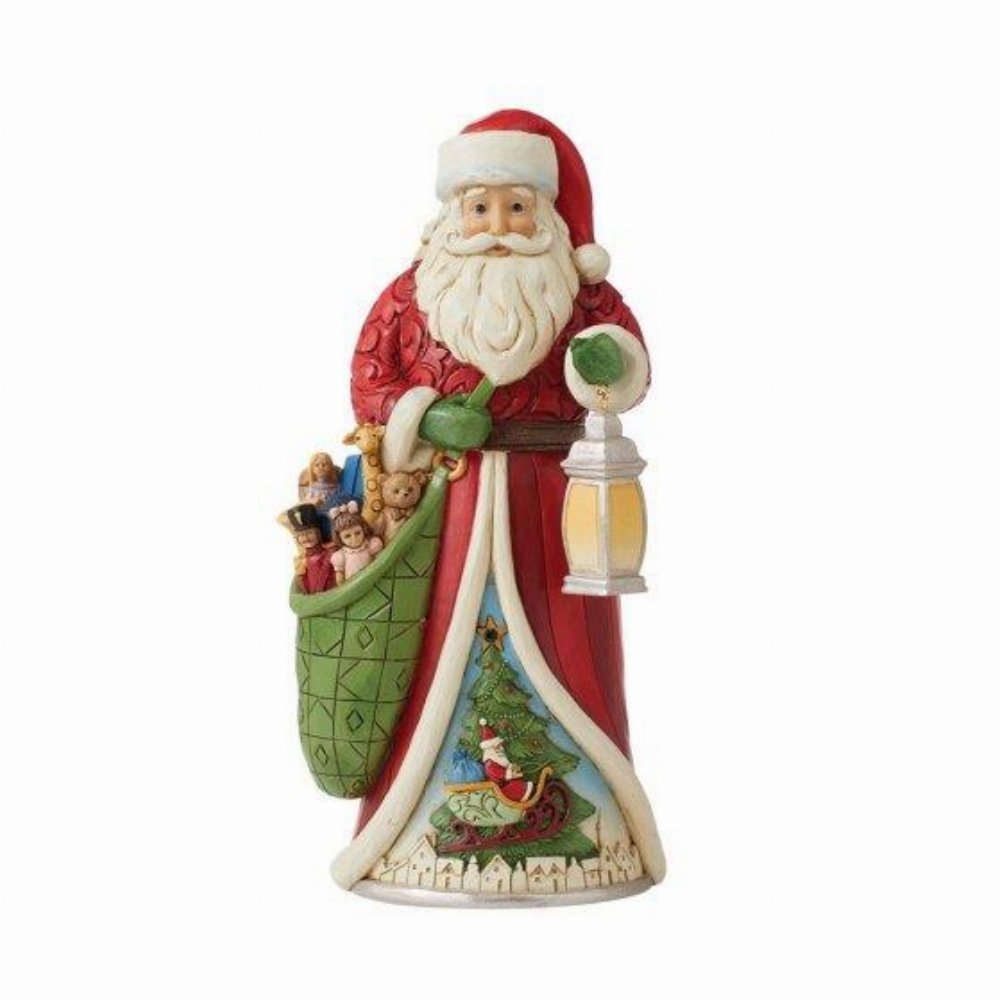 Jim Shore: Enesco – Worldwide Event Santa Φιγούρα Αγαλματίδιο (25cm)