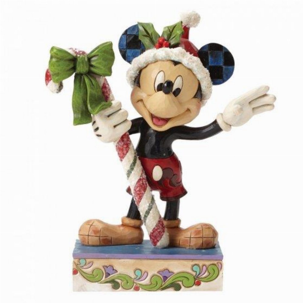 Disney: Enesco – Mickey Mouse Candy Cane by Jim Shore Φιγούρα Αγαλματίδιο (13cm)