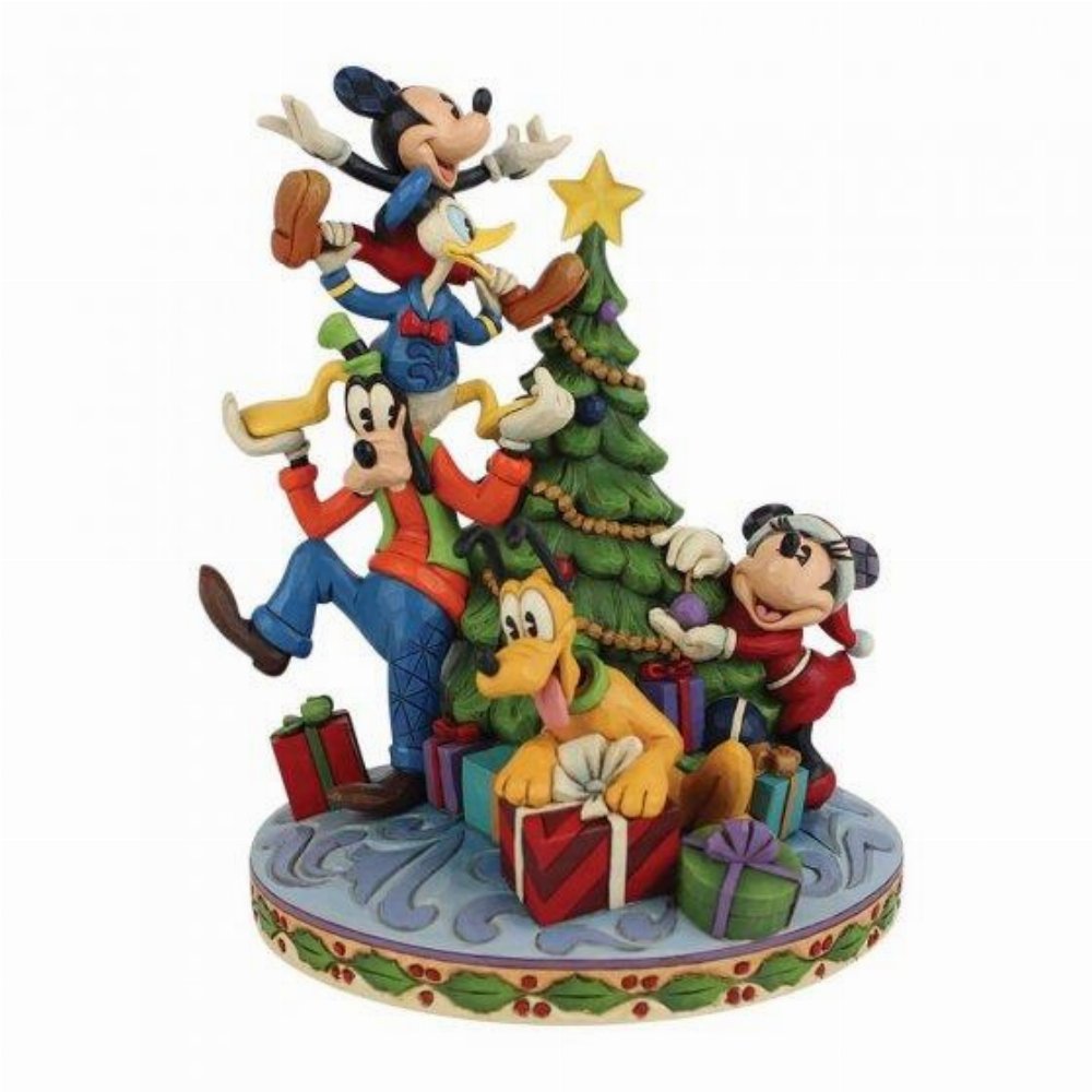 Disney: Enesco – Decorating Tree with Illuminated Star Φιγούρα Αγαλματίδιο (21cm)