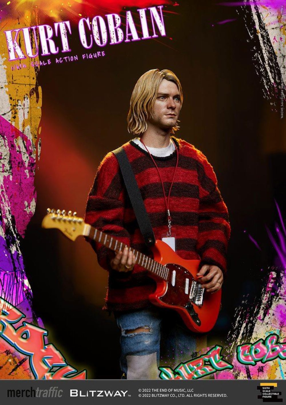 Kurt Cobain – On Stage Φιγούρα Δράσης (32cm)