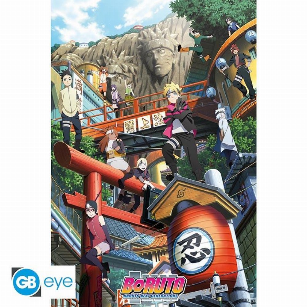 Αυθεντική Αφίσα Naruto Boruto – Konoha (92x61cm)