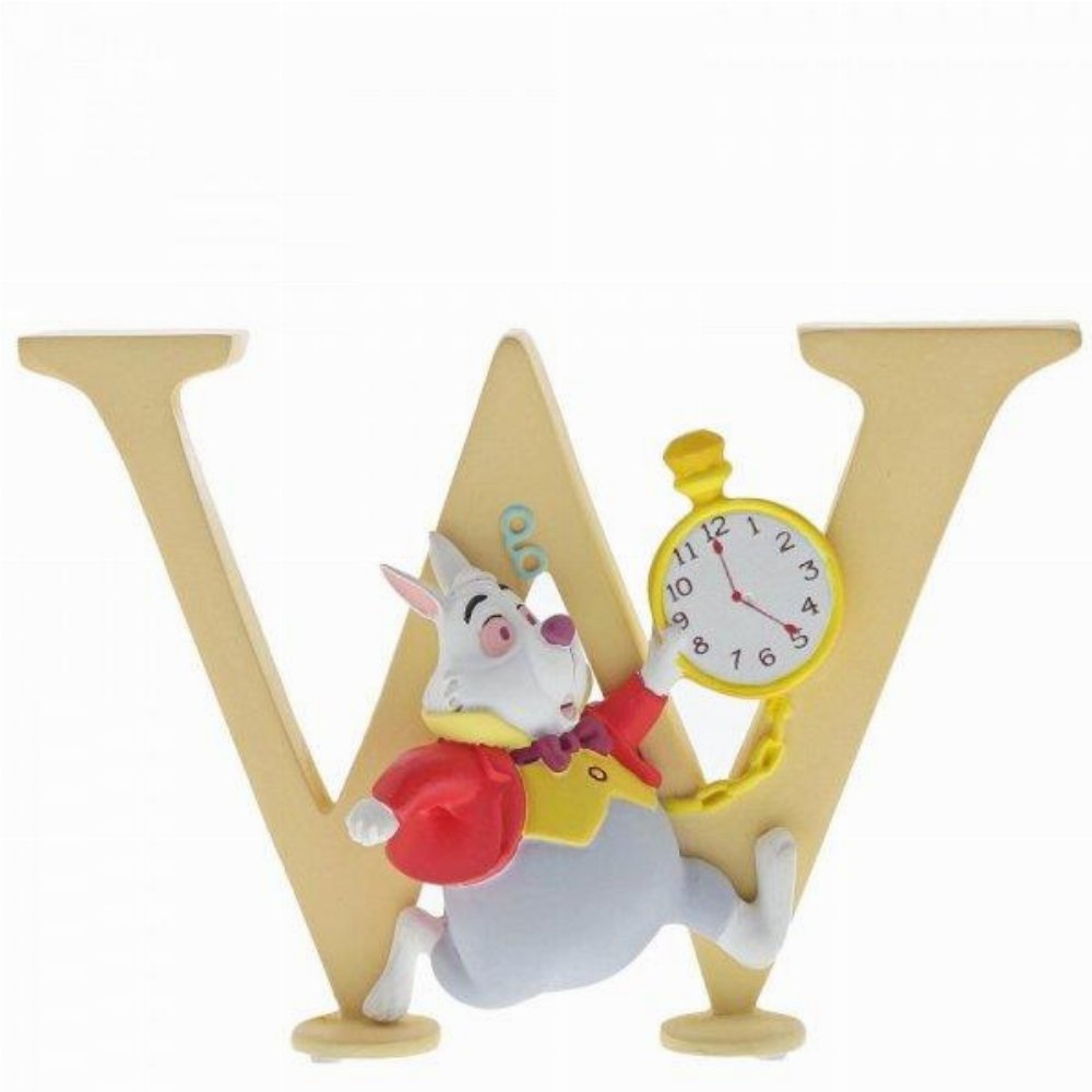 Disney: Enesco – White Rabbit Letter W Φιγούρα (7cm)