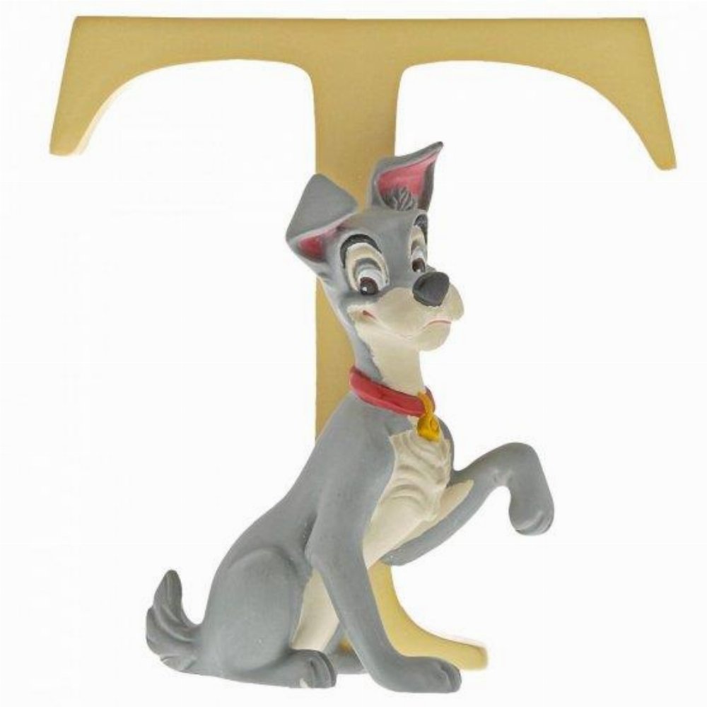 Disney: Enesco – Tramp Letter T Φιγούρα (7cm)